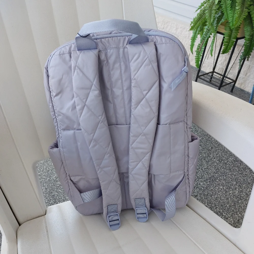 Vera Bradley Ultralight Large Essential Backpack Lavender Pearl NWT